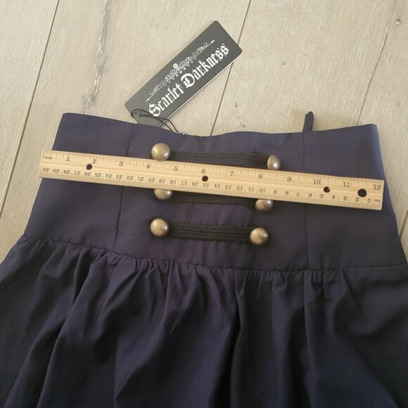 NWT Scarlet Darkness Steampunk Victorian Skirt - Picture 6 of 6